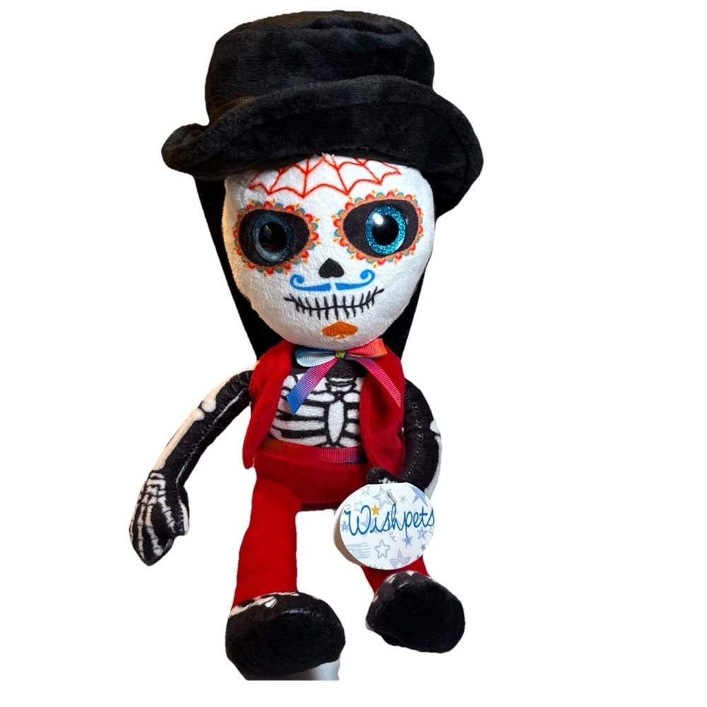 2019 Wishpets Day‎ of the Dead Mateo Plush - New NWT